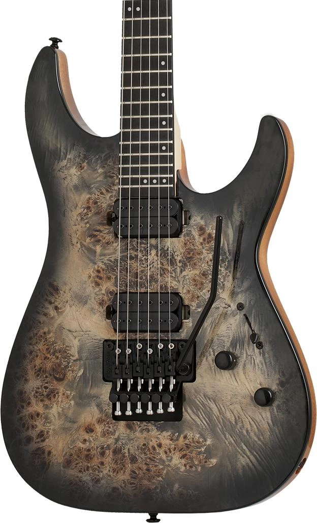 Schecter C-6 FR PRO Charcoal Burst 1 Schecter C-6 FR PRO Charcoal Burst