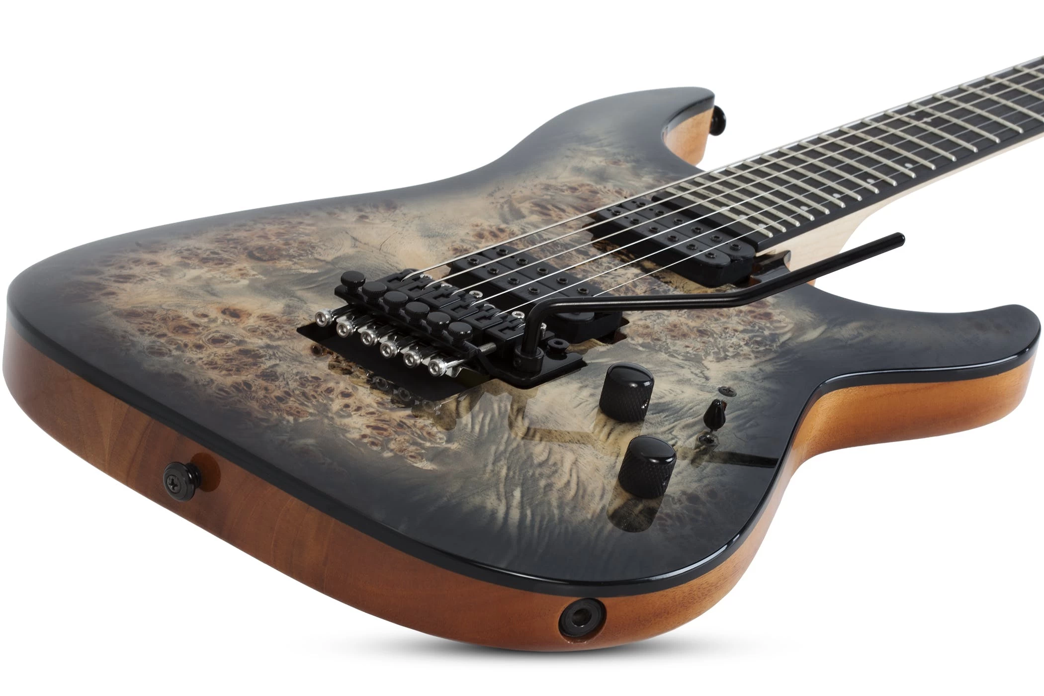 Schecter C-6 FR PRO Charcoal Burst 4 Schecter C-6 FR PRO Charcoal Burst - Image 4