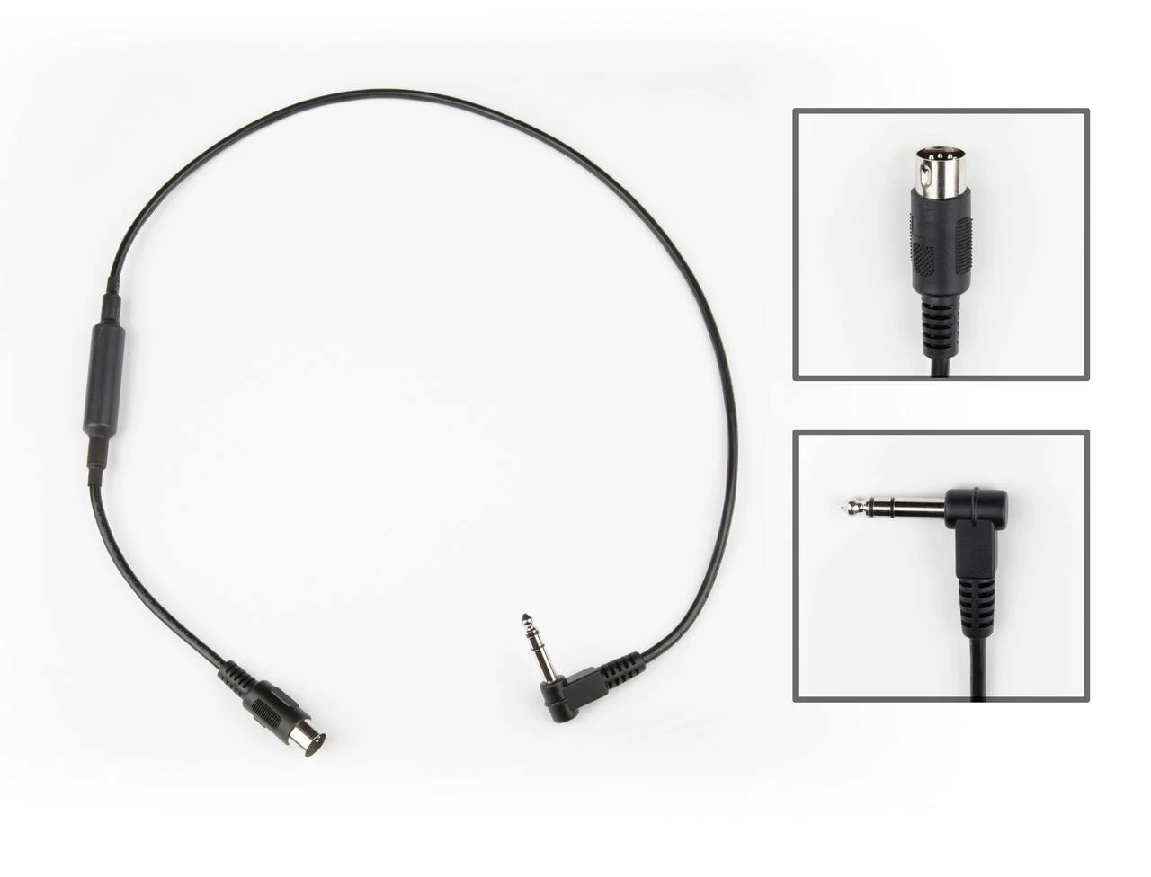 Strymon MIDI-EXP Cable - Straight MIDI Connector & Right Angle 1/4" TRS Jack Connector 1 Strymon MIDI-EXP Cable - Straight MIDI Connector & Right Angle 1/4" TRS Jack Connector