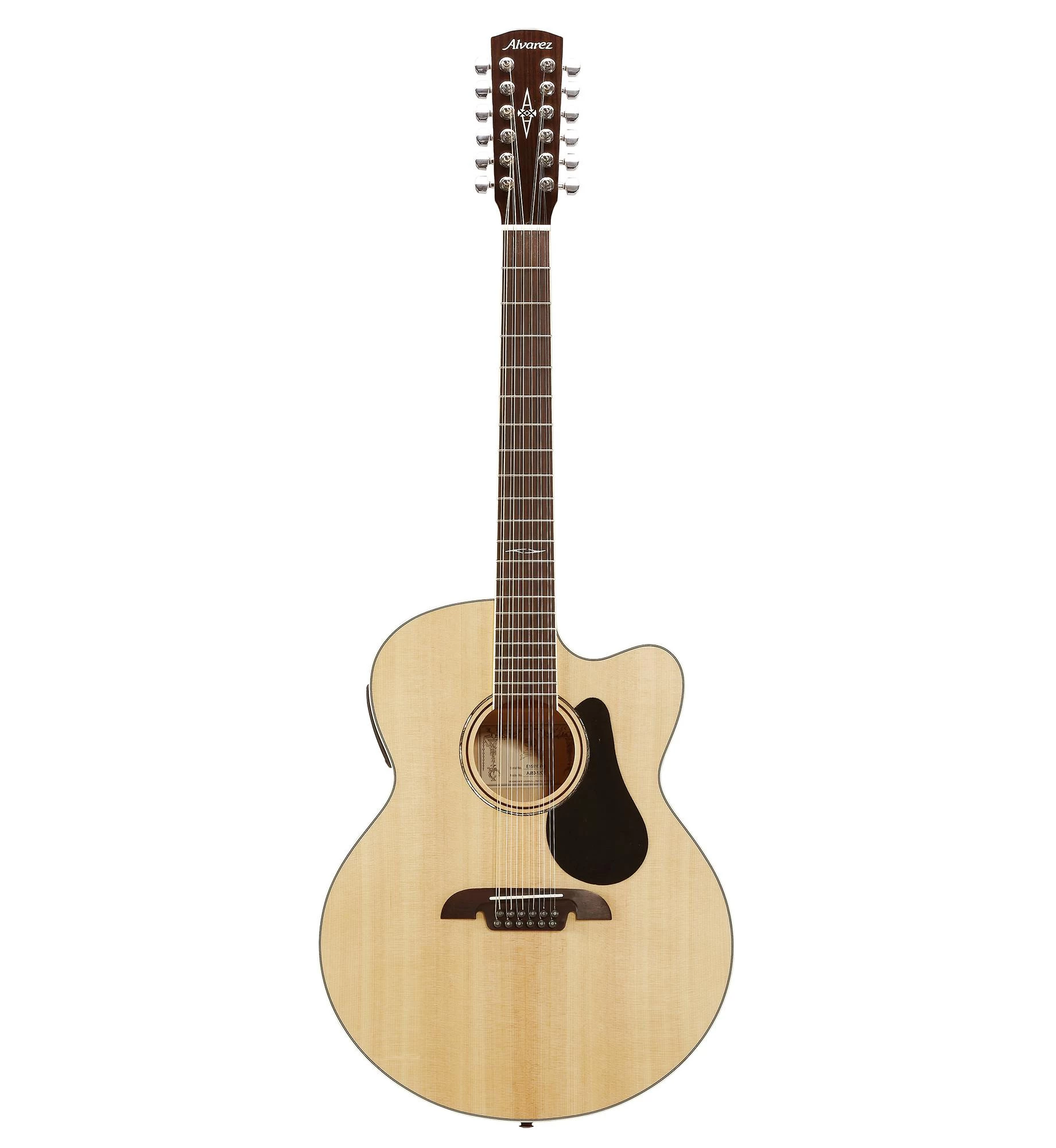 Alvarez AJ80CE-12 Artist Jumbo Electro-Acoustic 12-String Guitar 3 Alvarez AJ80CE-12 Artist Jumbo Electro-Acoustic 12-String Guitar - Image 3