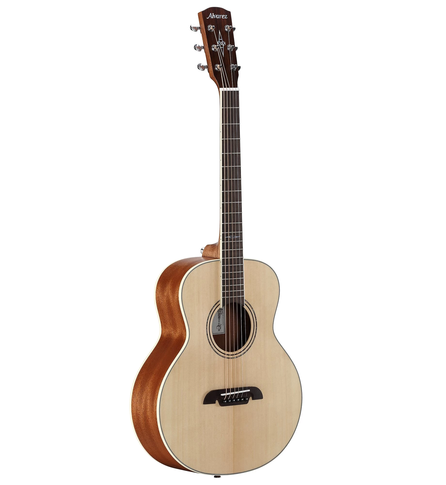 Alvarez LJ2E Artist Little Jumbo Electro Acoustic Travel Guitar In Natural 2 Alvarez LJ2E Artist Little Jumbo Electro Acoustic Travel Guitar In Natural - Image 2