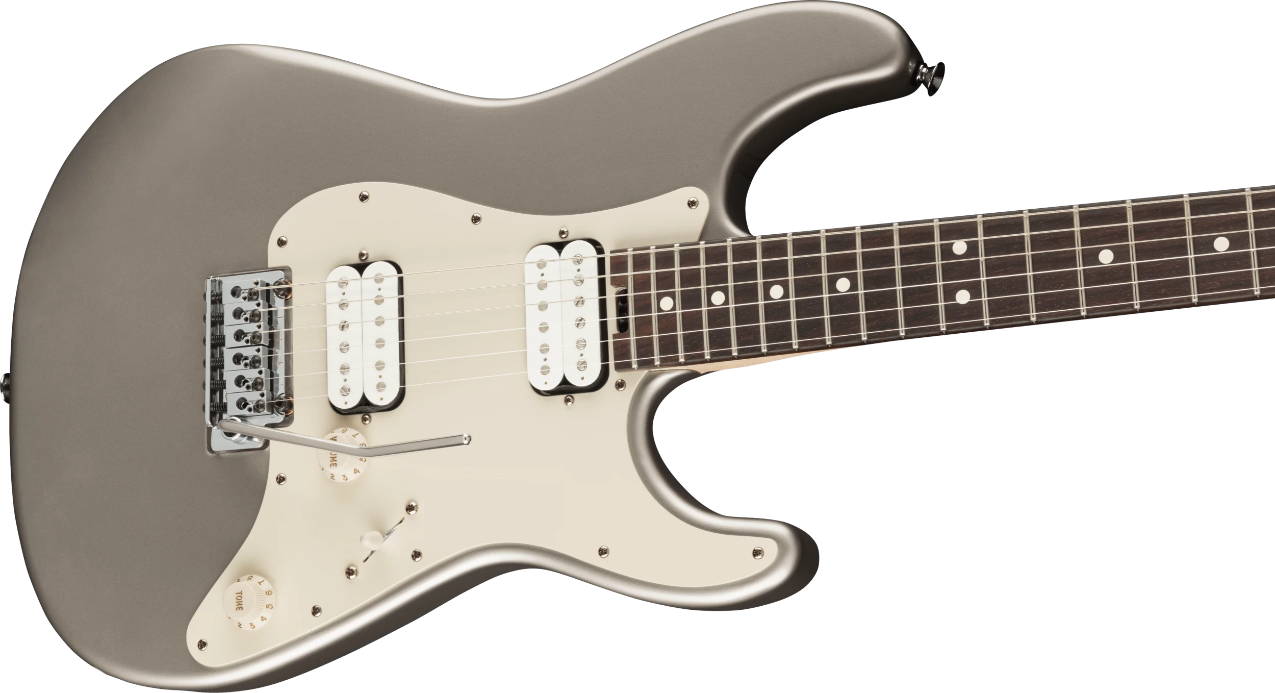 Charvel Prashant Aswani Signature Pro-Mod So-Cal PA28 Electric Guitar In Inca Silver 4 Charvel Prashant Aswani Signature Pro-Mod So-Cal PA28 Electric Guitar In Inca Silver - Image 4