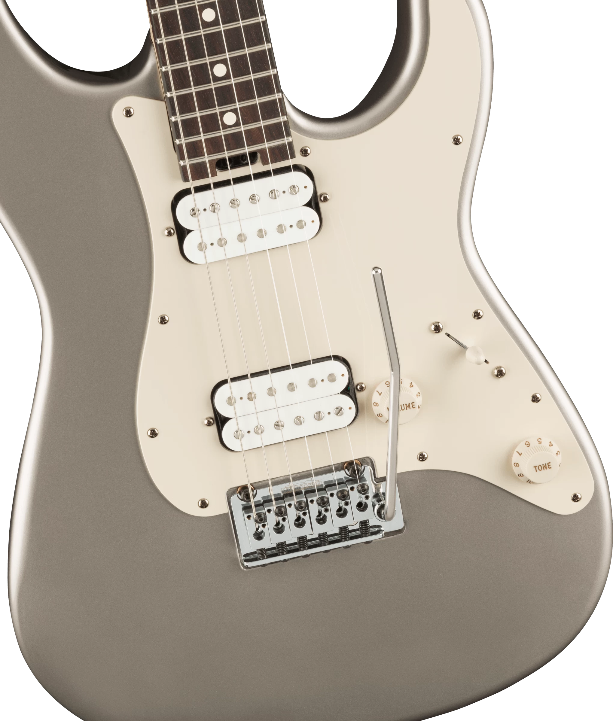 Charvel Prashant Aswani Signature Pro-Mod So-Cal PA28 Electric Guitar In Inca Silver 5 Charvel Prashant Aswani Signature Pro-Mod So-Cal PA28 Electric Guitar In Inca Silver - Image 5