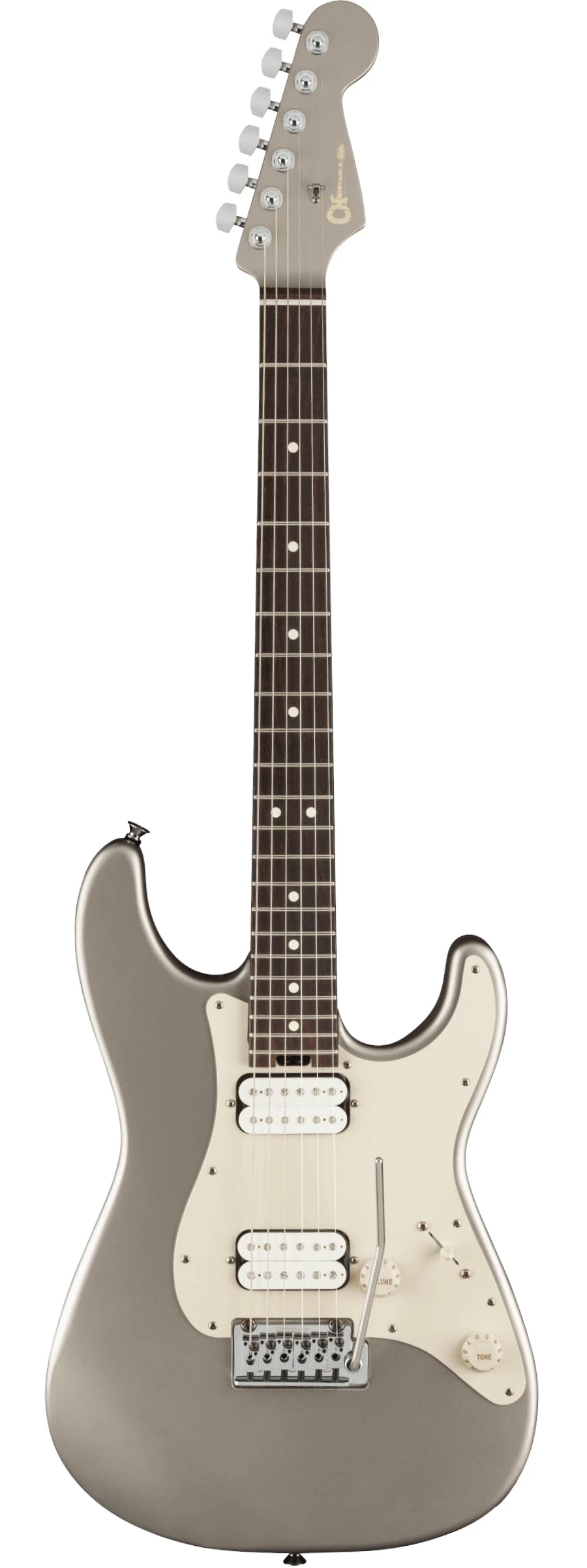 Charvel Prashant Aswani Signature Pro-Mod So-Cal PA28 Electric Guitar In Inca Silver 2 Charvel Prashant Aswani Signature Pro-Mod So-Cal PA28 Electric Guitar In Inca Silver - Image 2