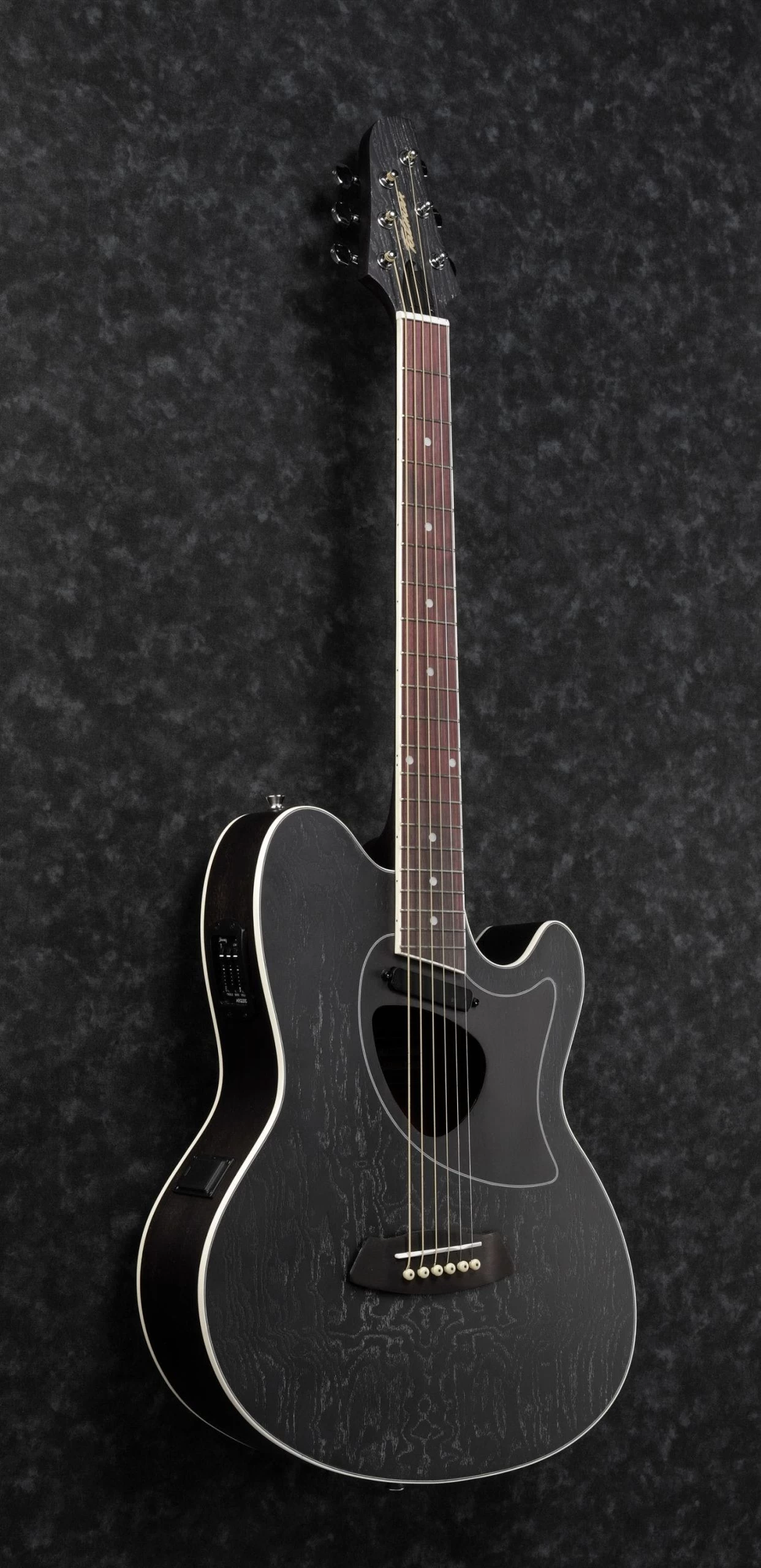 Ibanez TCM50-GBO Acoustic Guitar In Galaxy Black Open Pore 3 Ibanez TCM50-GBO Acoustic Guitar In Galaxy Black Open Pore - Image 3