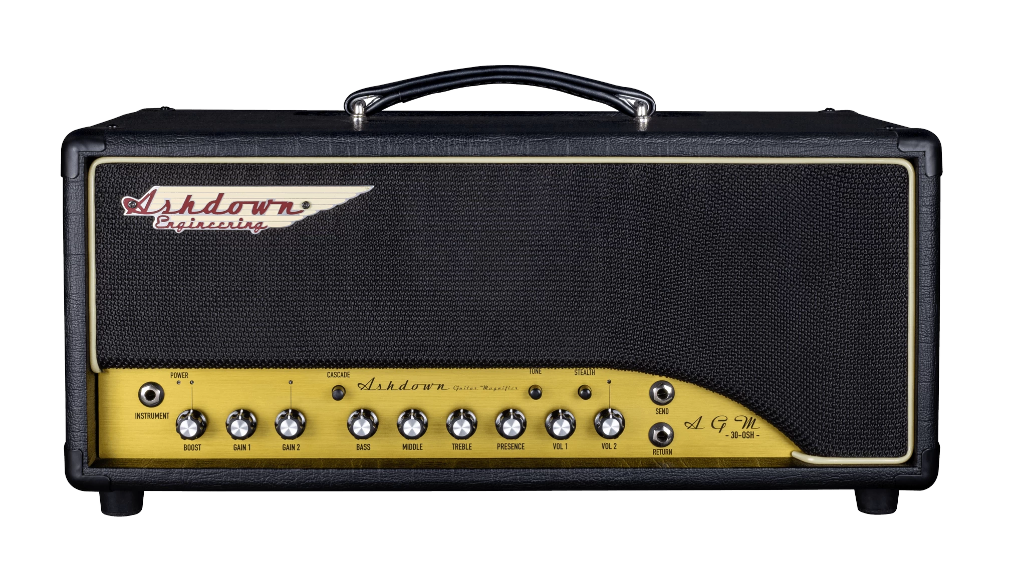 Ashdown AGM-30-Offset Ashdown Guitar Magnifier 30-Watt Offset Valve Head 1 Ashdown AGM-30-Offset Ashdown Guitar Magnifier 30-Watt Offset Valve Head