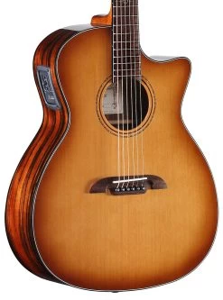 Alvarez Artist Elite AGE95CESHB Grand Auditorium Electro Acoustic Guitar In Shadowburst