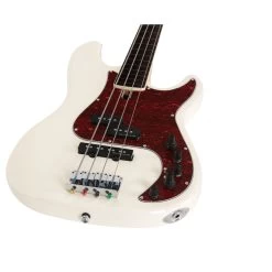 Sire Version 2 Updated Fretless Marcus Miller P7 Alder 4 String Antique White -Professional Guitar Store 329733 329610 VER2FLP7A4AWH2028729