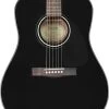 Fender CD-60 V3 Dreadnought Acoustic In Black