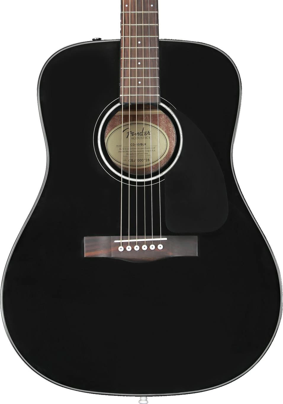 Fender CD-60 V3 Dreadnought Acoustic In Black 1 Fender CD-60 V3 Dreadnought Acoustic In Black