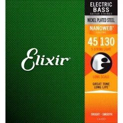 Elixir 45-105 + 130 5 String Bass Strings