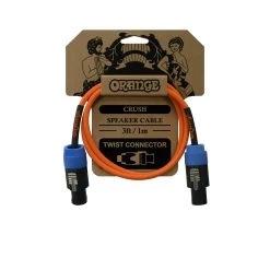 Orange Crush 3ft Speaker Cable Twist Connector To Twist Connector