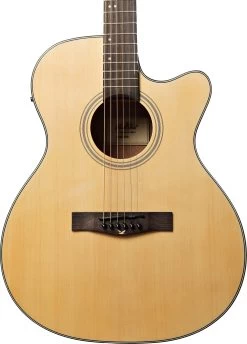 EastCoast G1CE Grand Auditorium Electro Acoustic Guitar With Cutaway In Natural