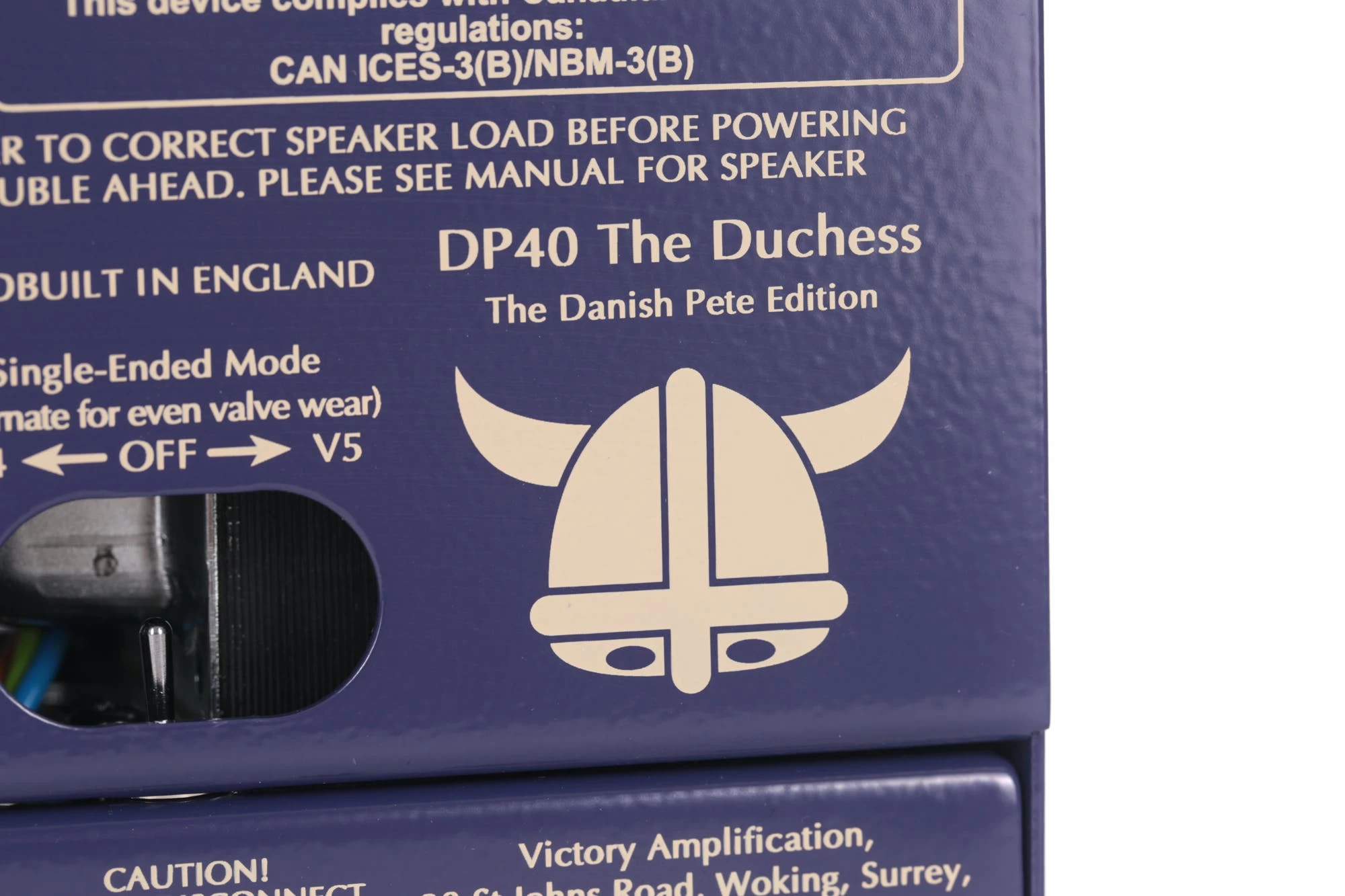 Victory DP40 "Danish Pete" Honoré Signature 40W Duchess Head In Purple 8 Victory DP40 "Danish Pete" Honoré Signature 40W Duchess Head In Purple - Image 8