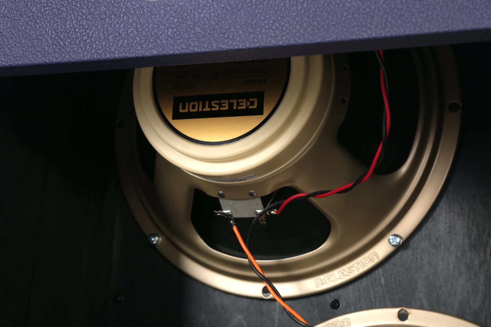 Victory V212-DP "Danish Pete" Honoré Signature Vertical 2x12" Open Back Cab In Purple 7 Victory V212-DP "Danish Pete" Honoré Signature Vertical 2x12" Open Back Cab In Purple - Image 7