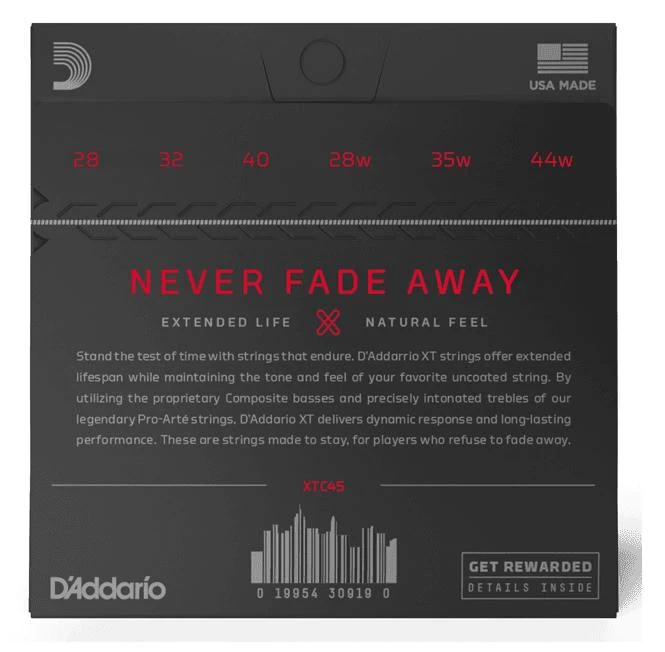 D'Addario XT Silver Plated Copper Normal Tension Classical Strings 2 D'Addario XT Silver Plated Copper Normal Tension Classical Strings - Image 2