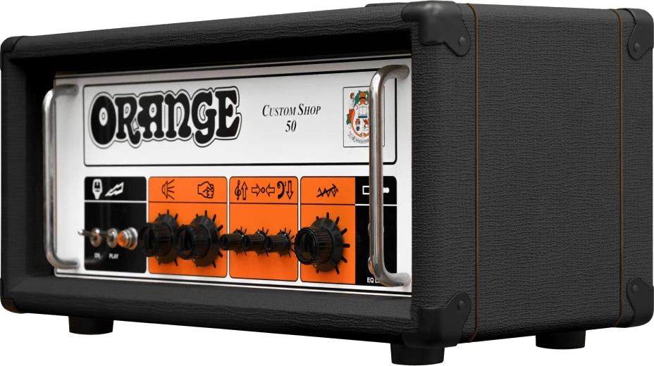 Orange Custom Shop 50 Valve Head In Black 2 Orange Custom Shop 50 Valve Head In Black - Image 2