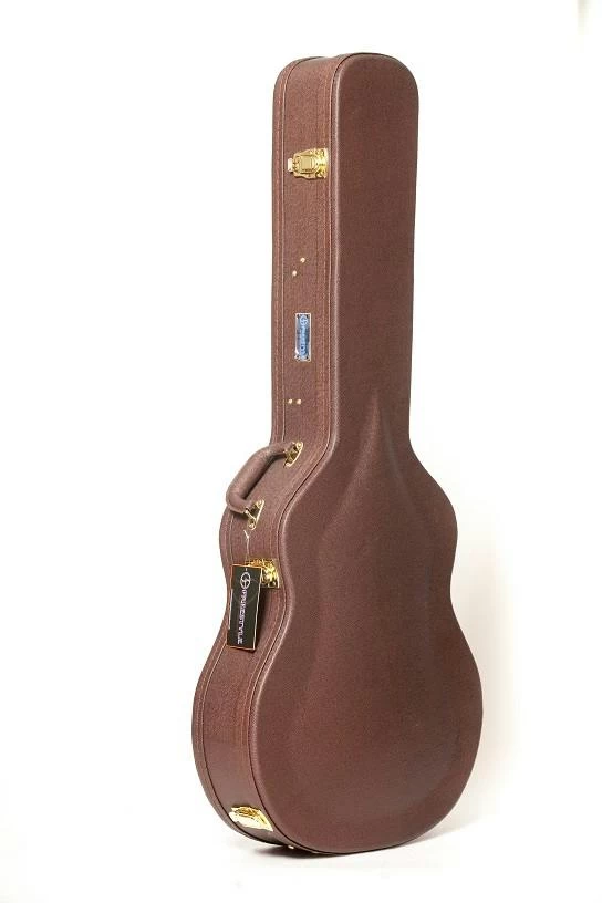 Freestyle Hard-Shell Wood Case For 335 Style Guitars In Brown 1 Freestyle Hard-Shell Wood Case For 335 Style Guitars In Brown