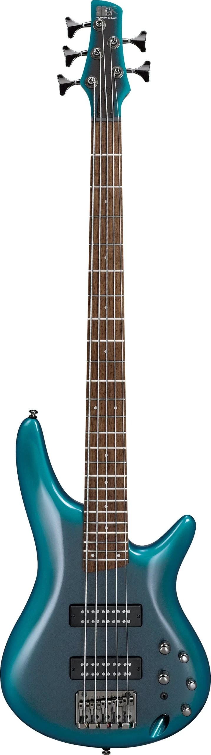 Ibanez SR305E-CUB 5 String Bass In Cerulean Aura Burst 2 Ibanez SR305E-CUB 5 String Bass In Cerulean Aura Burst - Image 2