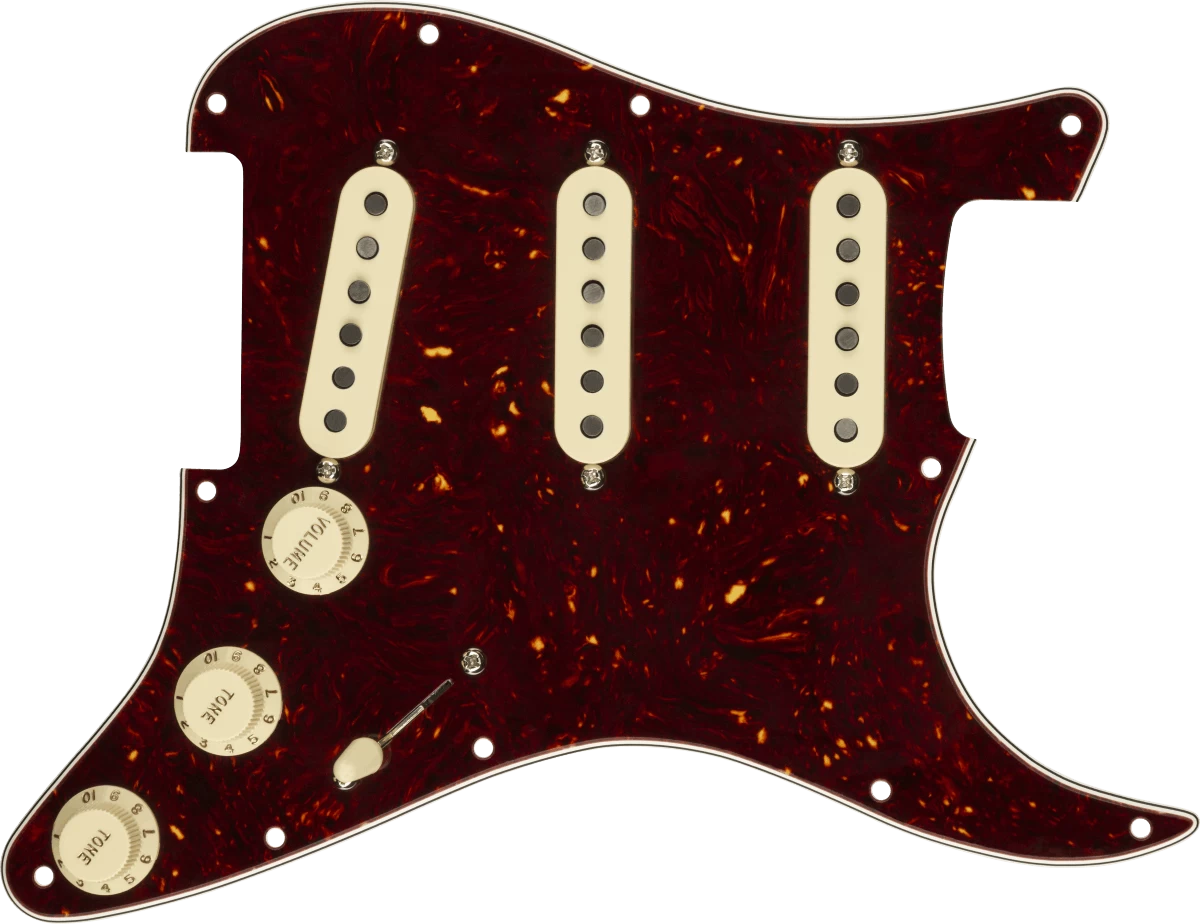Fender Pre Wired Pickguard Stratocaster SSS Custom '69 In Tortoise Shell 1 Fender Pre Wired Pickguard Stratocaster SSS Custom '69 In Tortoise Shell