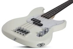 Schecter Banshee Left Handed Short Scale Bass In Olympic White -Professional Guitar Store 382301 1443 1