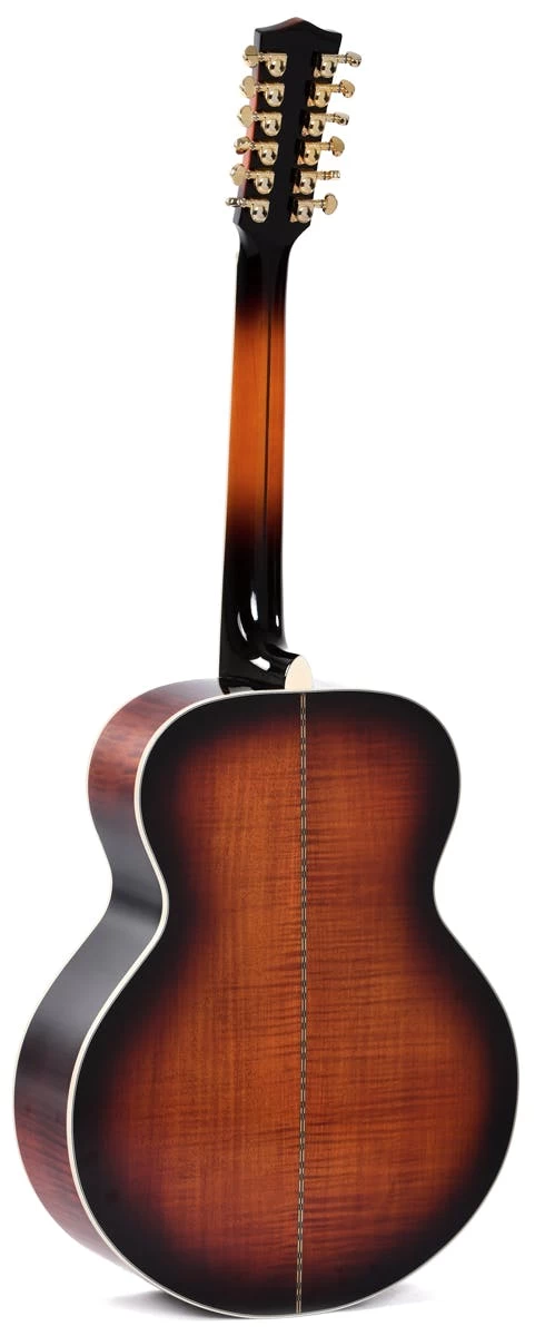 Sigma GJA12-SG200 12-String Electro Acoustic Guitar In Dark Vintage Sunburst 3 Sigma GJA12-SG200 12-String Electro Acoustic Guitar In Dark Vintage Sunburst - Image 3