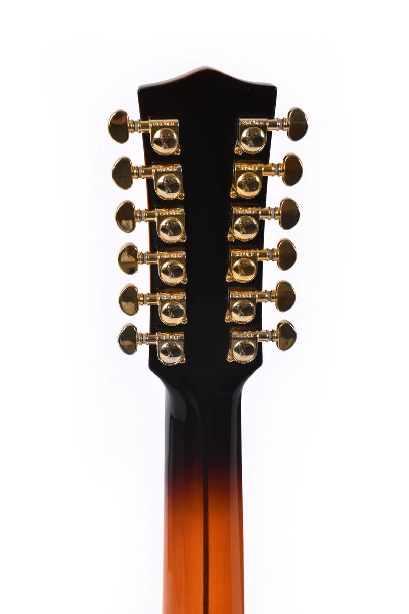 Sigma GJA12-SG200 12-String Electro Acoustic Guitar In Dark Vintage Sunburst 7 Sigma GJA12-SG200 12-String Electro Acoustic Guitar In Dark Vintage Sunburst - Image 7