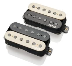 EMG Jim Root Daemonum Floyd Spaced Long Shaft Humbucker Set In Zebra