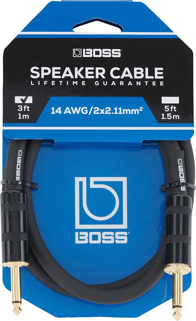Boss 3ft / 1m Speaker Cable 2 Boss 3ft / 1m Speaker Cable - Image 2