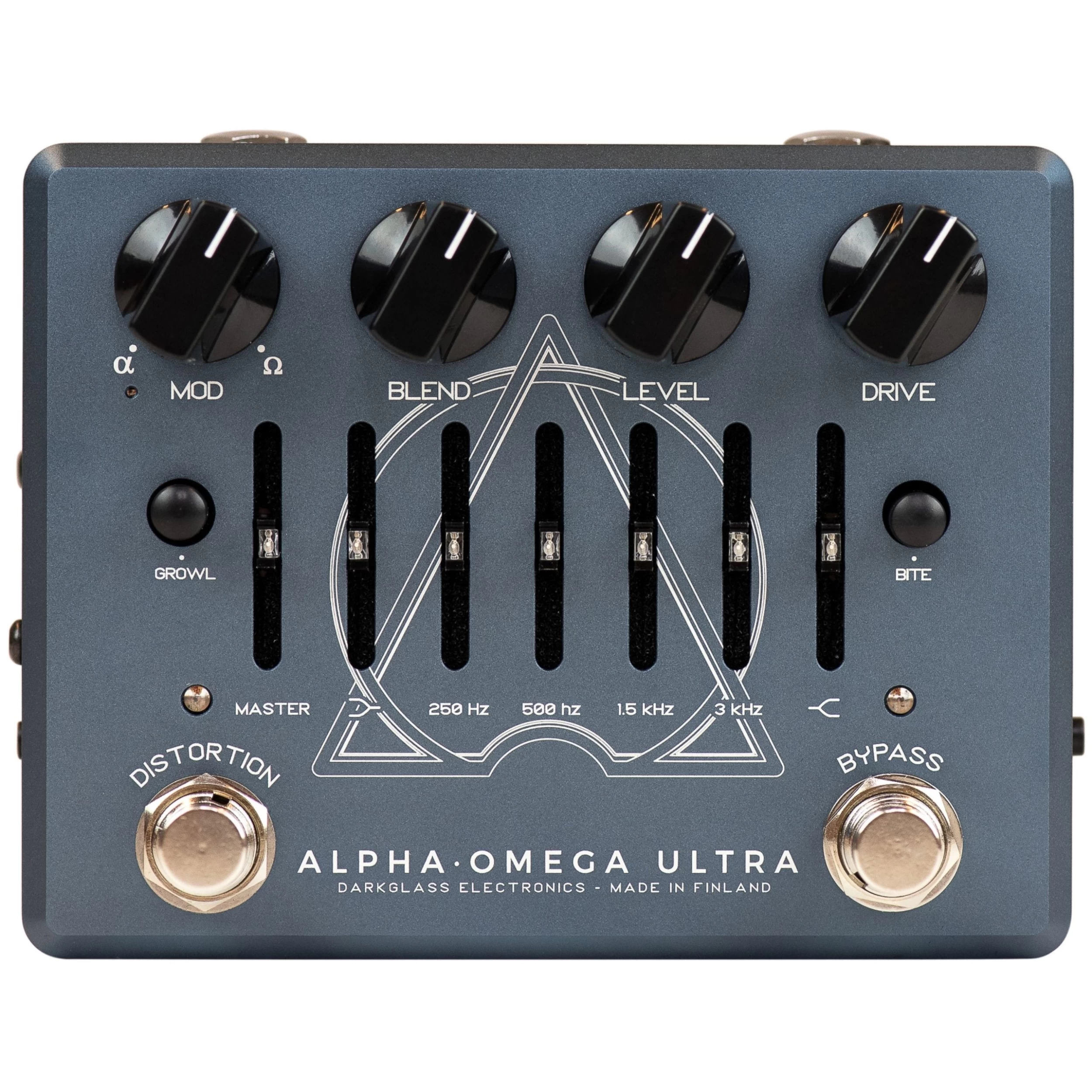 Darkglass Alpha Omega Ultra V2 Bass Preamp Pedal With Aux In 1 Darkglass Alpha Omega Ultra V2 Bass Preamp Pedal With Aux In