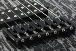 Schecter C-7 Multiscale Silver Mountain In Black/Silver Left Handed -Professional Guitar Store 394848 C 720SILVER20MOUNTAIN20MS20LH20146720BRIDGE