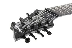 Schecter C-7 Multiscale Silver Mountain In Black/Silver Left Handed -Professional Guitar Store 394849 C 720SILVER20MOUNTAIN20MS20LH20146720HEADSTOCK