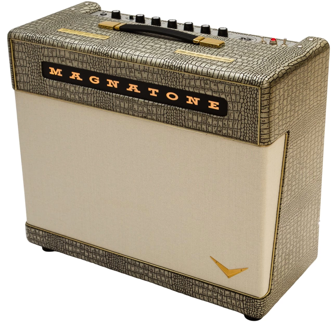 Magnatone Super Fifteen Limited Edition 1x12 Combo In Croc Gold 2 Magnatone Super Fifteen Limited Edition 1x12 Combo In Croc Gold - Image 2