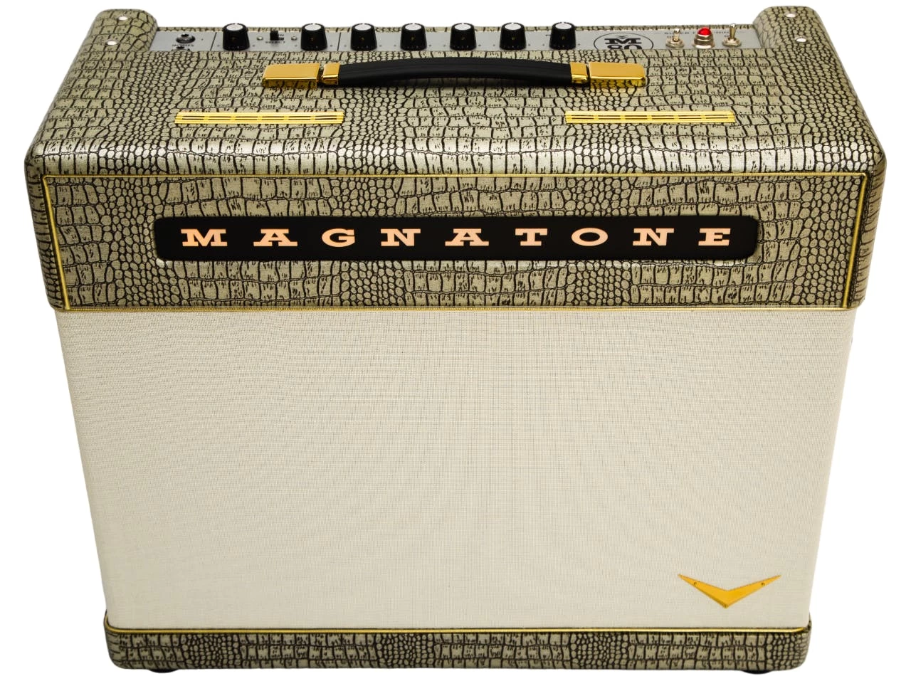 Magnatone Super Fifteen Limited Edition 1x12 Combo In Croc Gold 1 Magnatone Super Fifteen Limited Edition 1x12 Combo In Croc Gold
