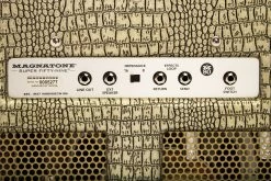 Magnatone Super Fifteen Limited Edition 1x12 Combo In Croc Gold 13 Magnatone Super Fifteen Limited Edition 1x12 Combo In Croc Gold -Professional Guitar Store 400ECR GOLD Magnatone Super Fifteen Limited Edition 1x12 Combo in Croc Gold Panel