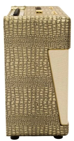 Magnatone Super Fifteen Limited Edition 1x12 Combo In Croc Gold 15 Magnatone Super Fifteen Limited Edition 1x12 Combo In Croc Gold -Professional Guitar Store 400ECR GOLD Magnatone Super Fifteen Limited Edition 1x12 Combo in Croc Gold Side1