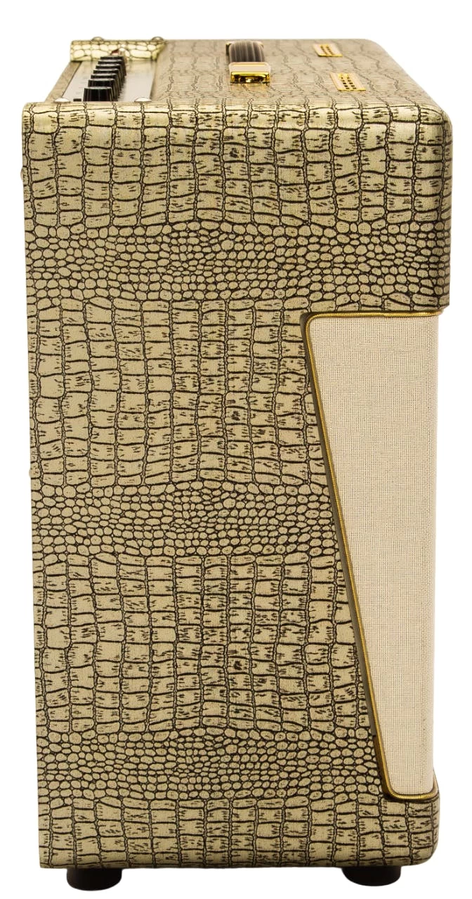 Magnatone Super Fifteen Limited Edition 1x12 Combo In Croc Gold 7 Magnatone Super Fifteen Limited Edition 1x12 Combo In Croc Gold - Image 7