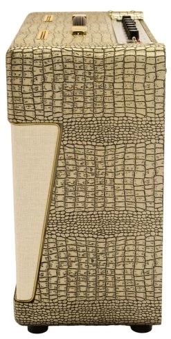 Magnatone Super Fifteen Limited Edition 1x12 Combo In Croc Gold 16 Magnatone Super Fifteen Limited Edition 1x12 Combo In Croc Gold -Professional Guitar Store 400ECR GOLD Magnatone Super Fifteen Limited Edition 1x12 Combo in Croc Gold Side2