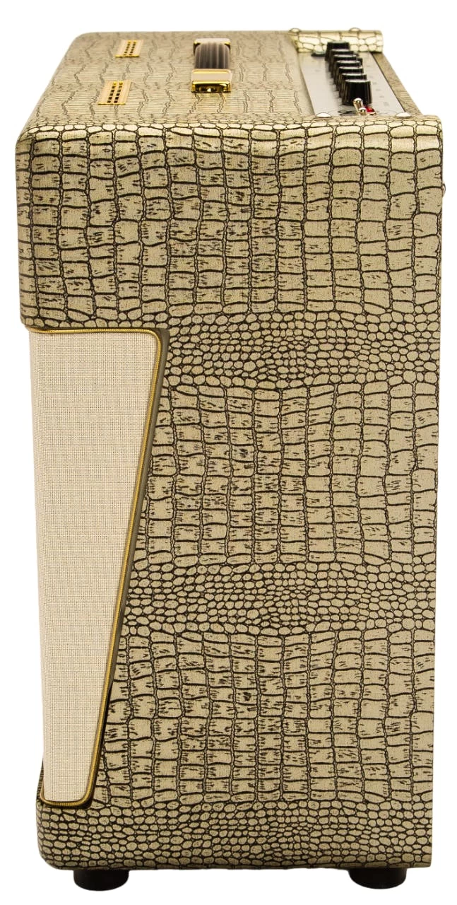 Magnatone Super Fifteen Limited Edition 1x12 Combo In Croc Gold 8 Magnatone Super Fifteen Limited Edition 1x12 Combo In Croc Gold - Image 8