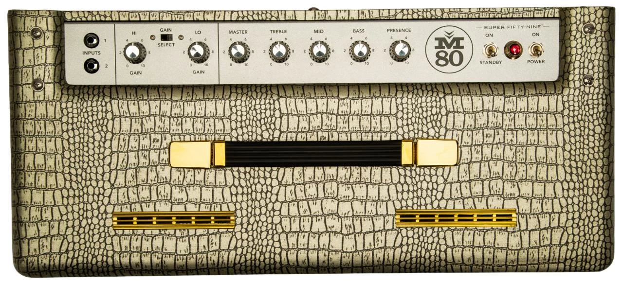 Magnatone Super Fifteen Limited Edition 1x12 Combo In Croc Gold 3 Magnatone Super Fifteen Limited Edition 1x12 Combo In Croc Gold - Image 3