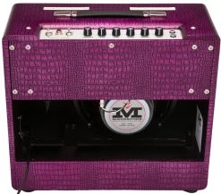Magnatone Super Fifteen Limited Edition 1x12 Combo In Croc Purple 10 Magnatone Super Fifteen Limited Edition 1x12 Combo In Croc Purple -Professional Guitar Store 400ECR PURPLE Magnatone Super Fifteen Limited Edition 1x12 Combo in Croc Purple Back