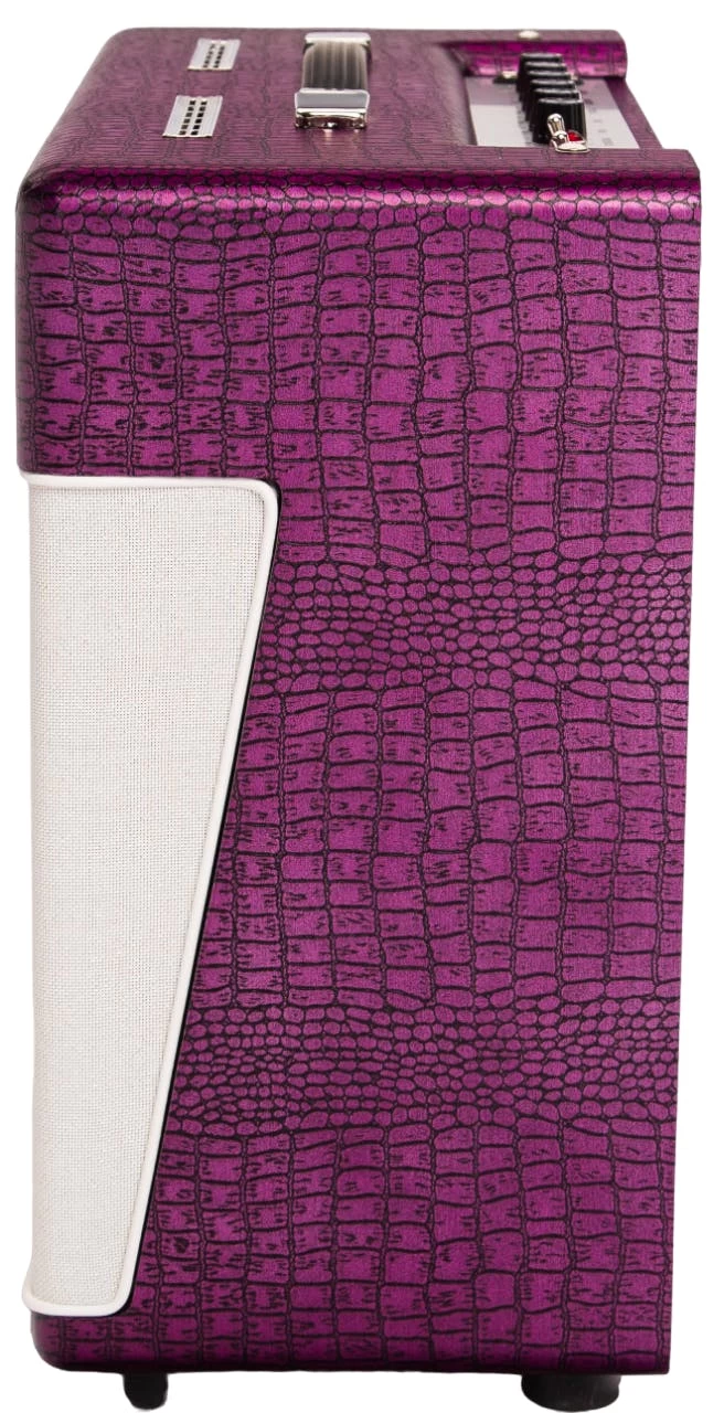 Magnatone Super Fifteen Limited Edition 1x12 Combo In Croc Purple 6 Magnatone Super Fifteen Limited Edition 1x12 Combo In Croc Purple - Image 6