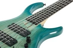 Sire Version 2 Marcus Miller M5 Swamp Ash 5 String Bass In Transparent Blue -Professional Guitar Store 408552 VER2M5SA5TBL2028629