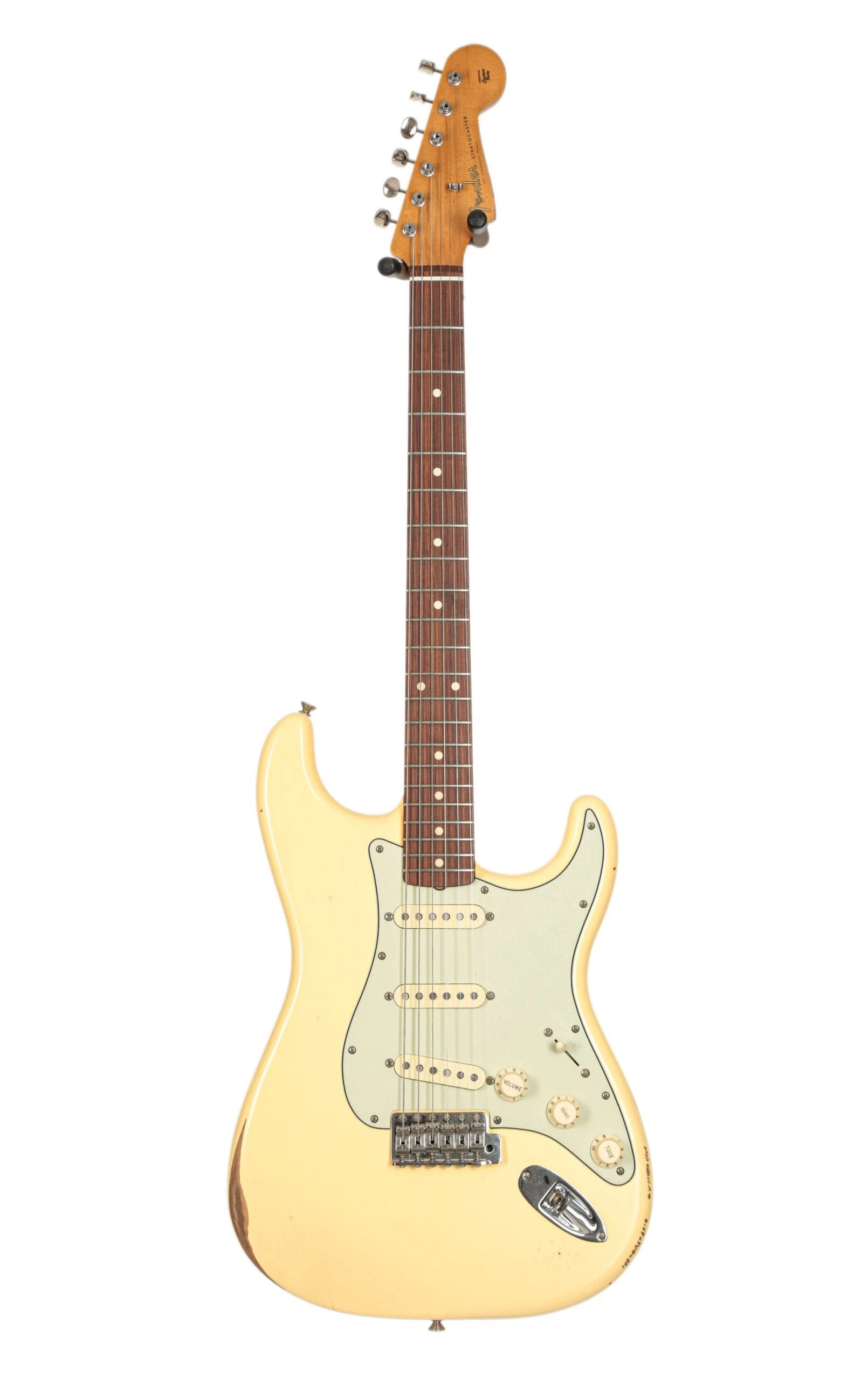 Fender Limited Edition Road Worn '60s Stratocaster In Vintage White 2 Fender Limited Edition Road Worn '60s Stratocaster In Vintage White - Image 2