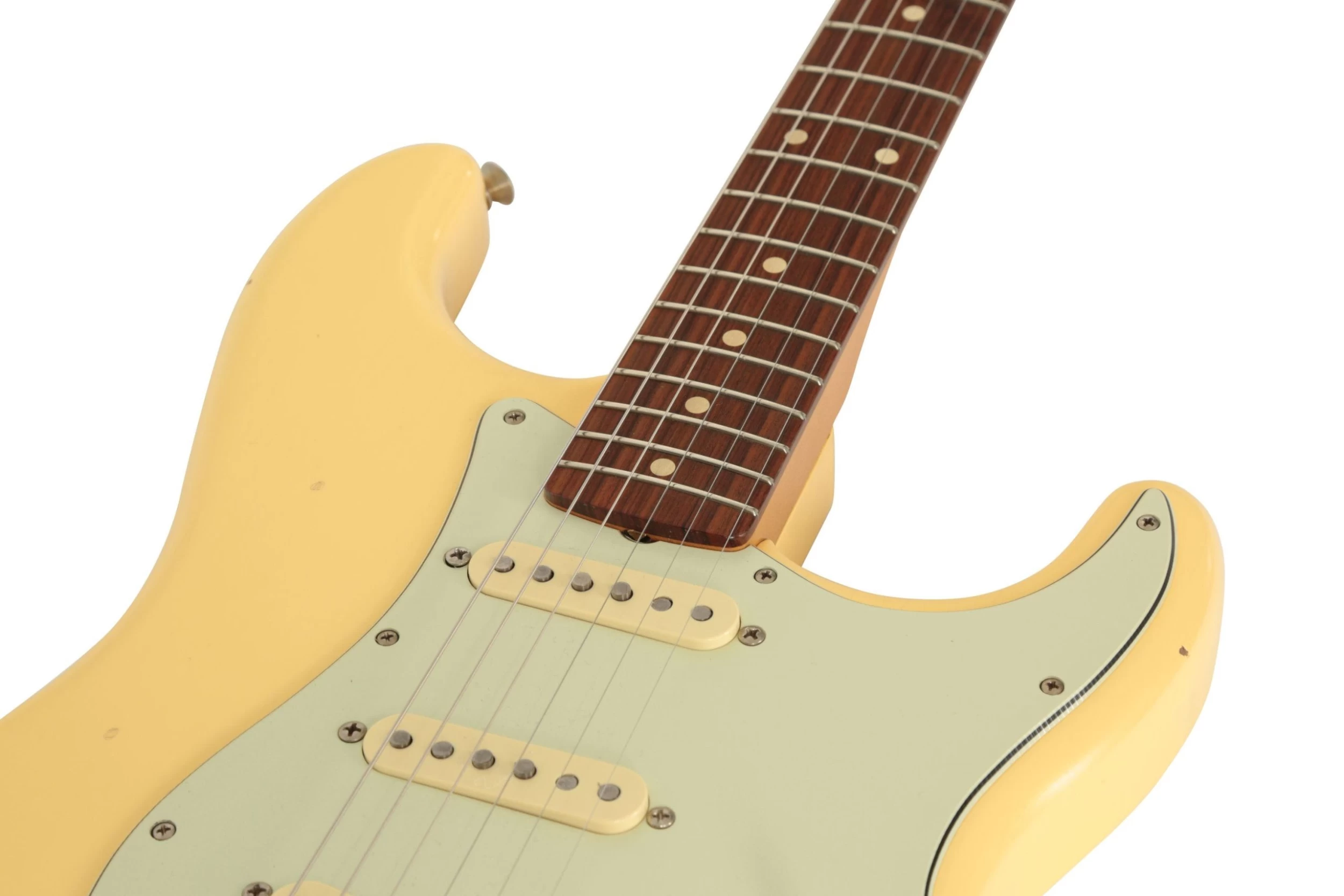 Fender Limited Edition Road Worn '60s Stratocaster In Vintage White 8 Fender Limited Edition Road Worn '60s Stratocaster In Vintage White - Image 8