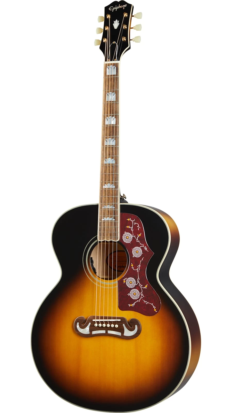 Epiphone Inspired By Gibson J-200 In Aged Vintage Sunburst Gloss 2 Epiphone Inspired By Gibson J-200 In Aged Vintage Sunburst Gloss - Image 2