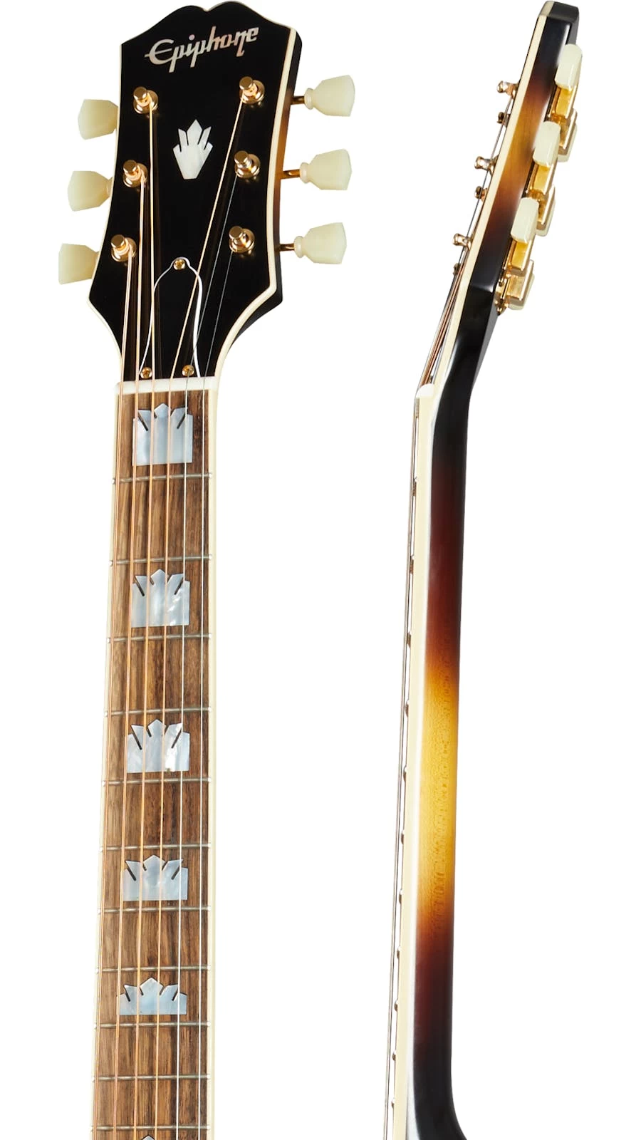 Epiphone Inspired By Gibson J-200 In Aged Vintage Sunburst Gloss 5 Epiphone Inspired By Gibson J-200 In Aged Vintage Sunburst Gloss - Image 5