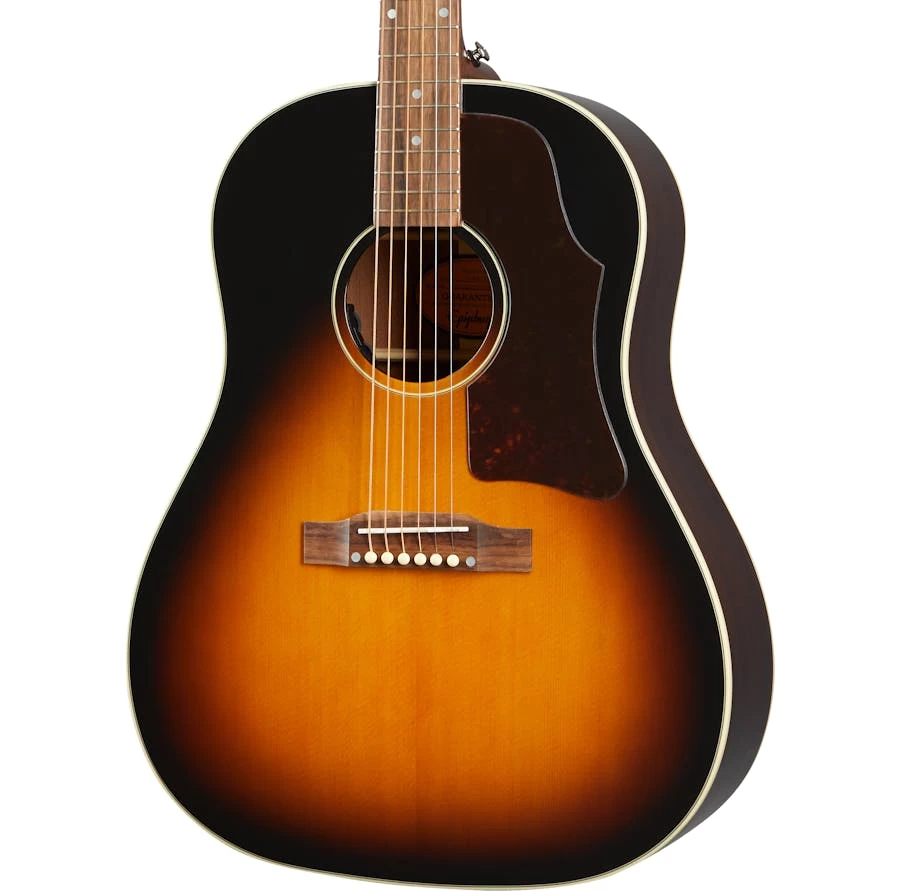 Epiphone Inspired By Gibson J-45 In Aged Vintage Sunburst Gloss 1 Epiphone Inspired By Gibson J-45 In Aged Vintage Sunburst Gloss