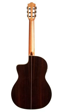 Cordoba GK Studio Negra Nylon-String Electro-Acoustic Guitar -Professional Guitar Store 417580 GK Studio Negra highlight back 2000x1137 1