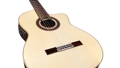 Cordoba GK Studio Negra Nylon-String Electro-Acoustic Guitar -Professional Guitar Store 417581 GK Studio Negra highlight detail1 2000x1137 1